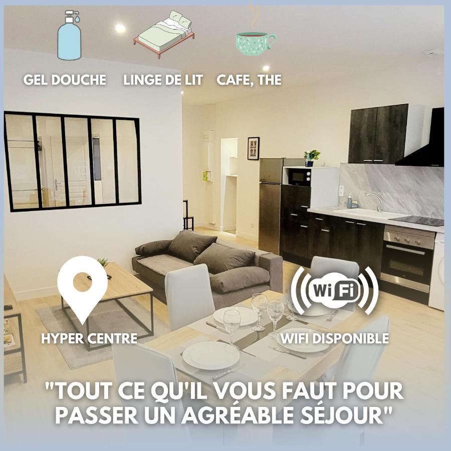 Le Wlerick 2 - Hyper Centre - Au Calme - Wifi Mont-de-Marsan Exterior foto
